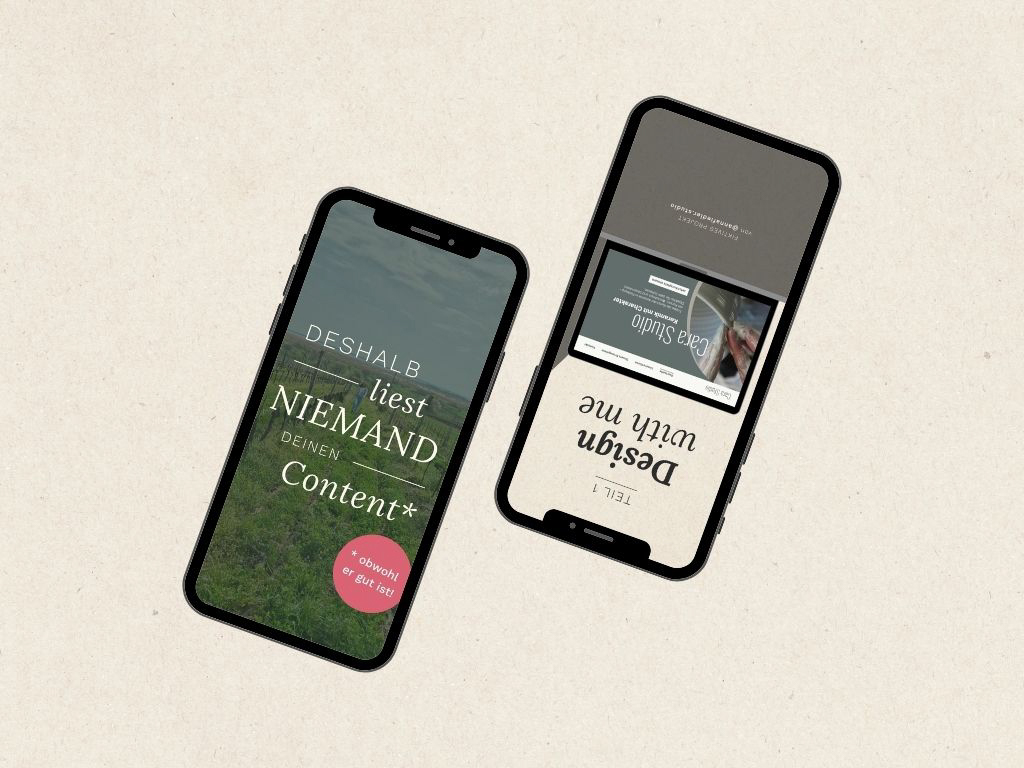 Mockup von zwei Social Media Grafiken